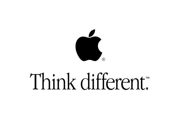 Slogan Apple Think different